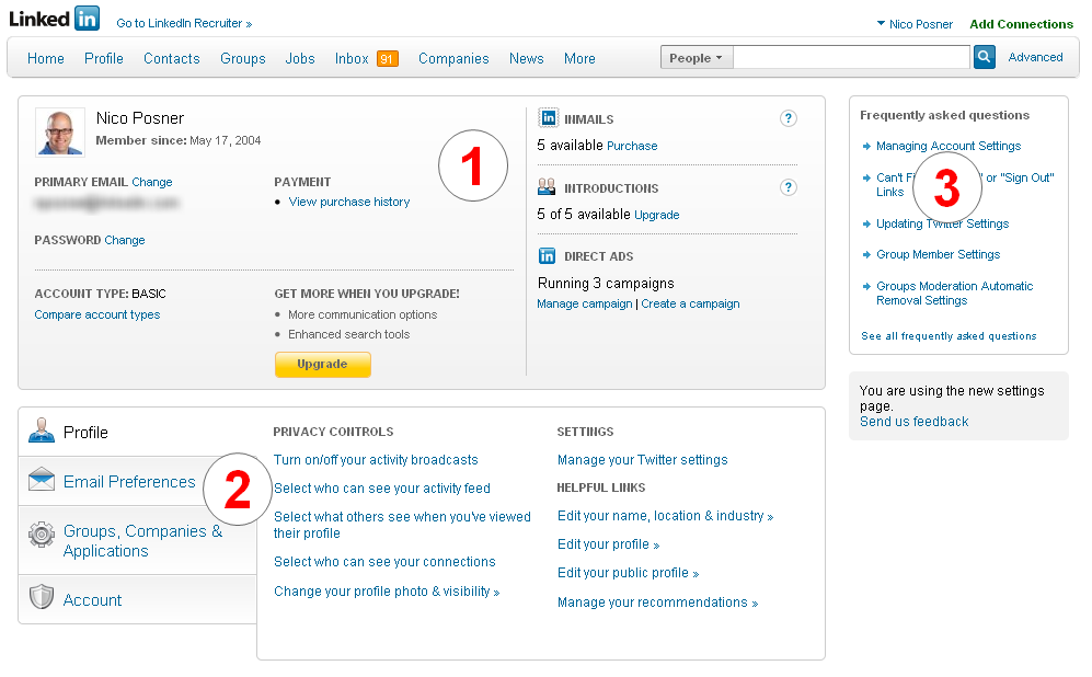 Introducing Simpler Controls For LinkedIn Account Settings Official 