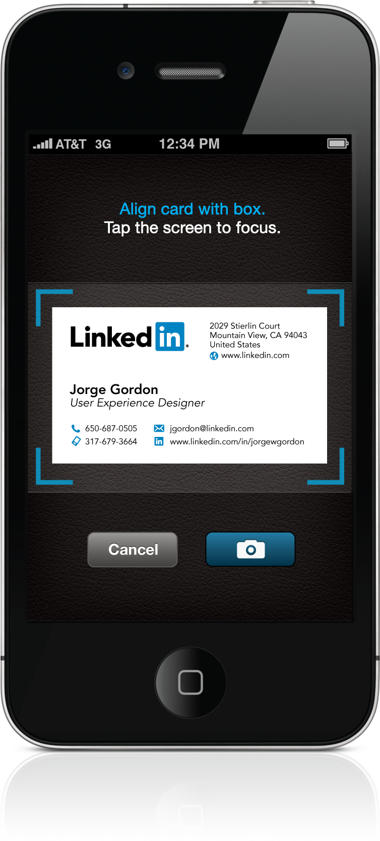 linkedin's new cardmunch iphone app reinventing business