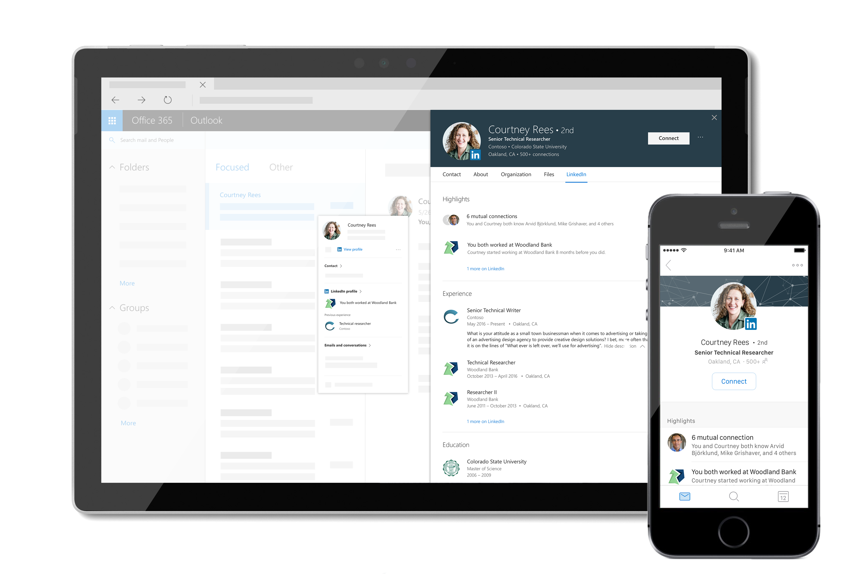 Adding Linkedin's Profile Card on Office 365 Offers a Simple Way to Build a  Professional Relationship | Official LinkedIn Blog