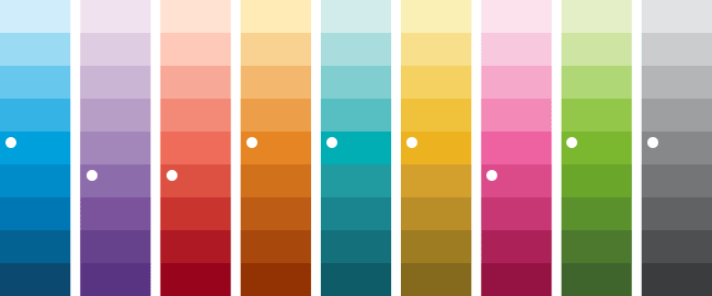 LinkedIn's extended color palette