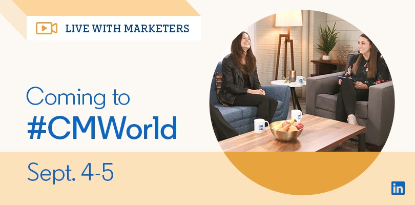 Live with Marketers takes Content Marketing World