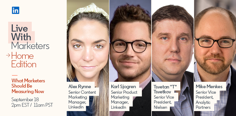 Live With Marketers: Alex Rynne, Alex Sjogren, Tsvetan "T." Tsvetkov, Mike Menkes