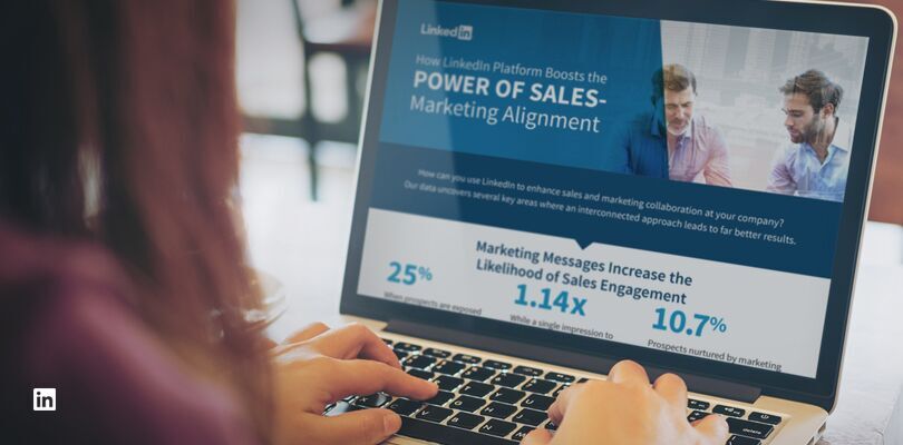 User accessing this infographic from a laptop