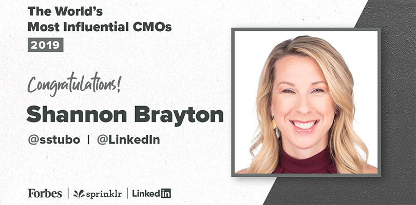 Forbes Most Influential CMOs