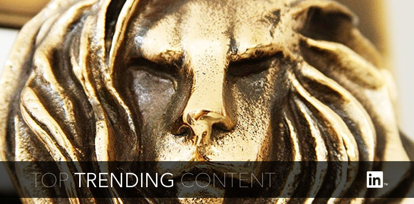 Close up of Cannes Lions Award