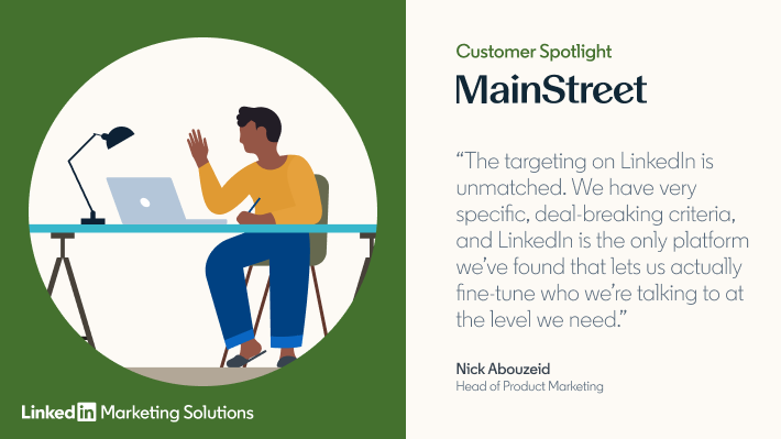 MainStreet Leverages LinkedIn for Acquisition, Reaching Startups With Highly Engaging, Value-Driven Messaging