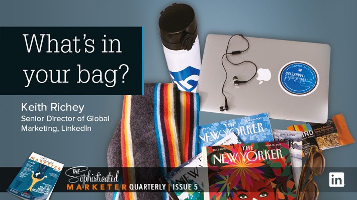 What’s in your bag, Keith Richey?