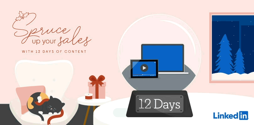 Spruce Up Your Sales with 12 Days of Content