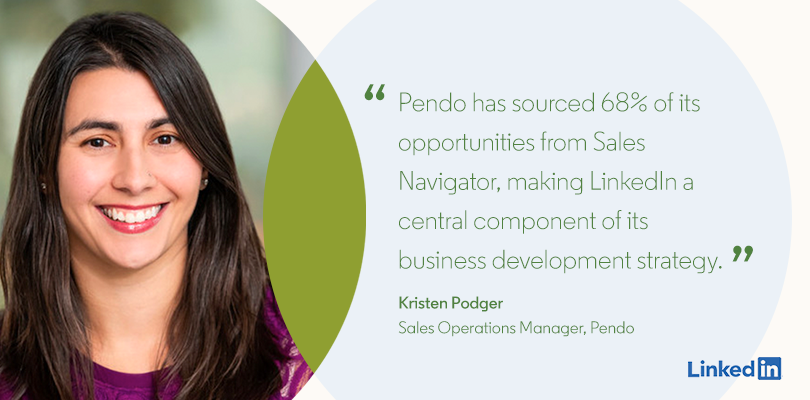Pendo Uses LinkedIn Sales Navigator