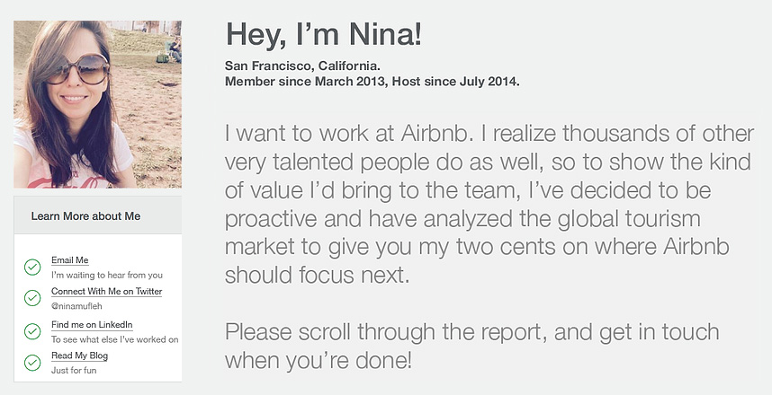 The Brilliant Airbnb Job Application Stunt That Actually Worked