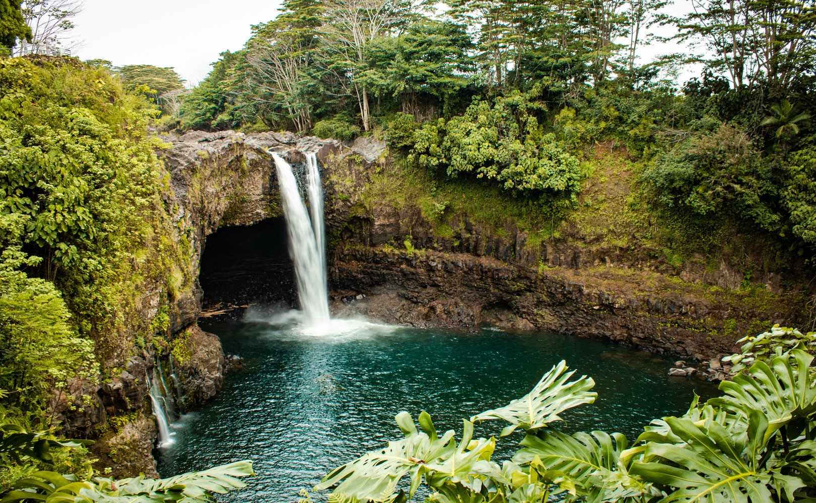 Photo of waterfall in Hawaii