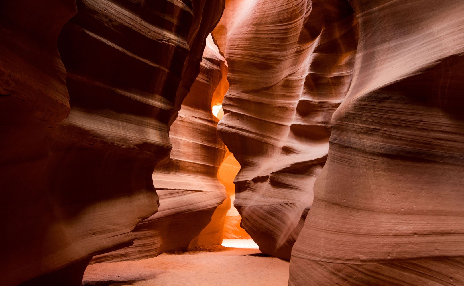 Photo of inside of Antelope Canyon