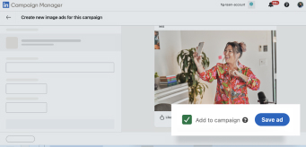 Bild, das das Speichern von Änderungen im Kampagnen-Manager zeigt