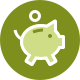 Piggy bank icon