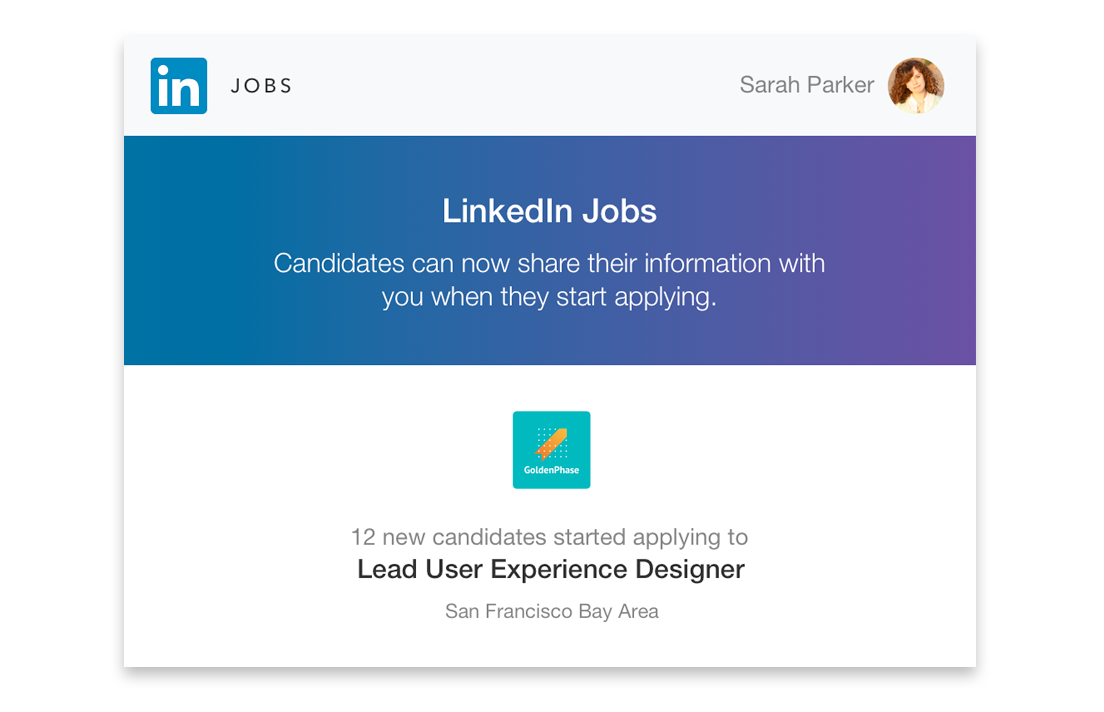 linkedin apply job