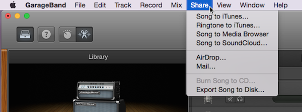 Export Your Song How To Share Garageband Files