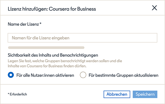 Weitere Lizenzanbieter hinzufügen