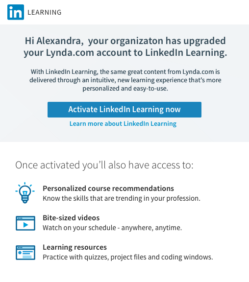 How do I log in to LinkedIn Learning?