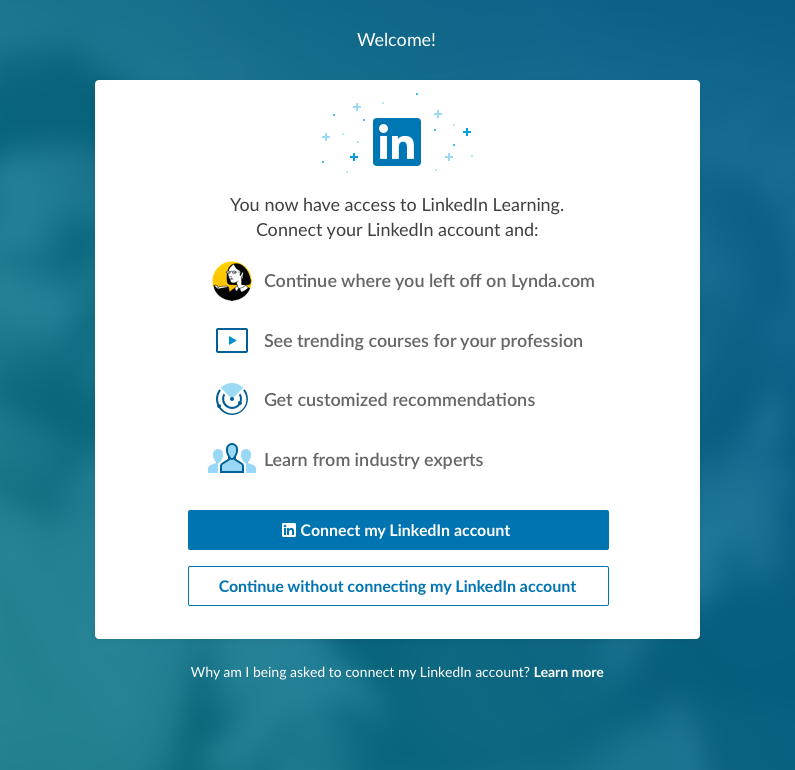 Connecting LinkedIn Account