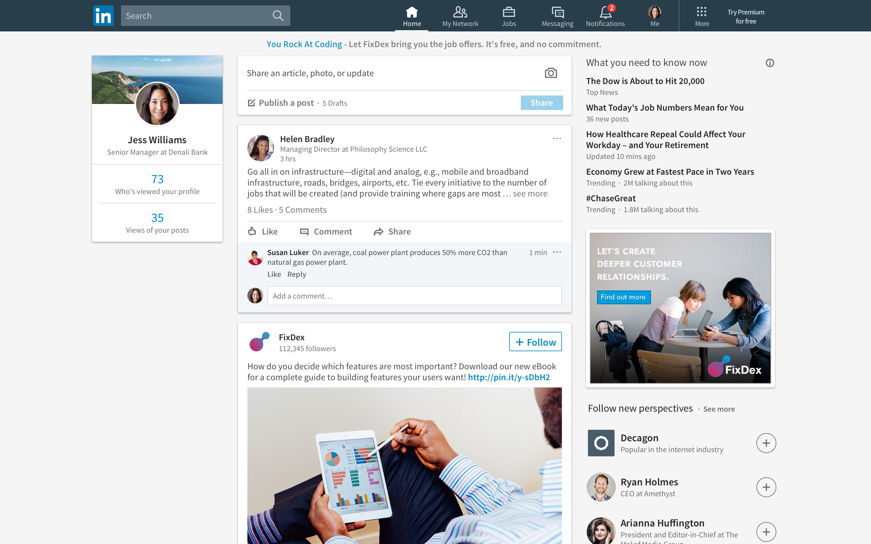 Introducing The New LinkedIn Desktop